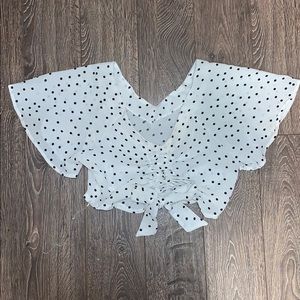 Polka dot crop
